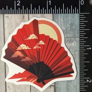 🌀10/$10🌀 Japanese-Style Fan Reusable Waterproof Vinyl Sticker Decal